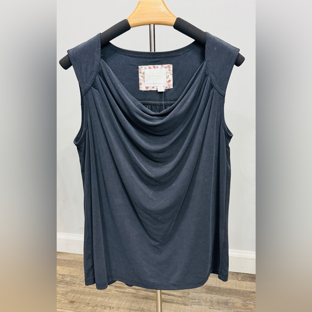 Maeve by Anthropologie Draped Cowl Neck Top XS - Picture 1 of 3
